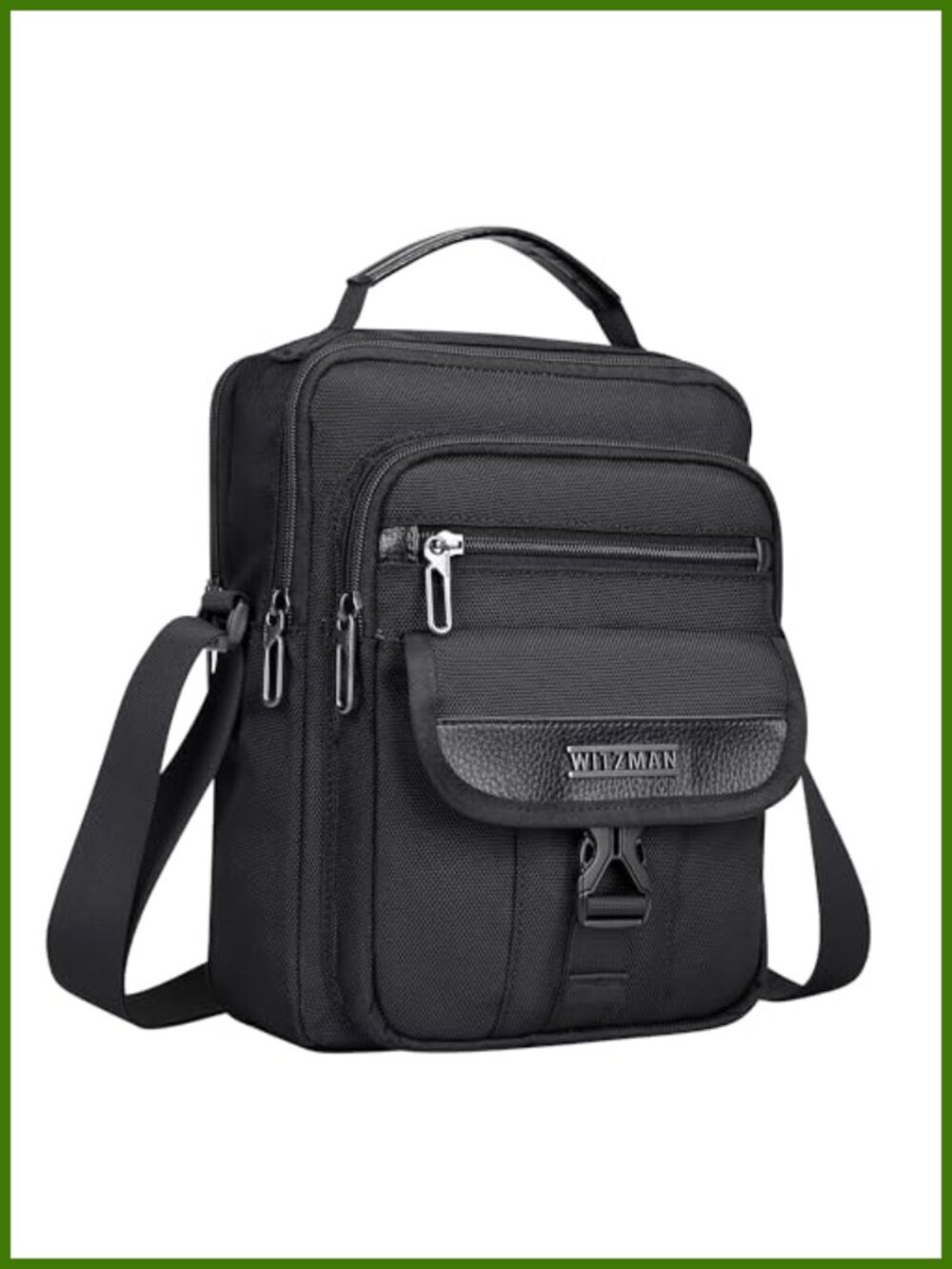 Nylon Crossbody Messenger Bag Travel Shoulder Bag Water Resistant